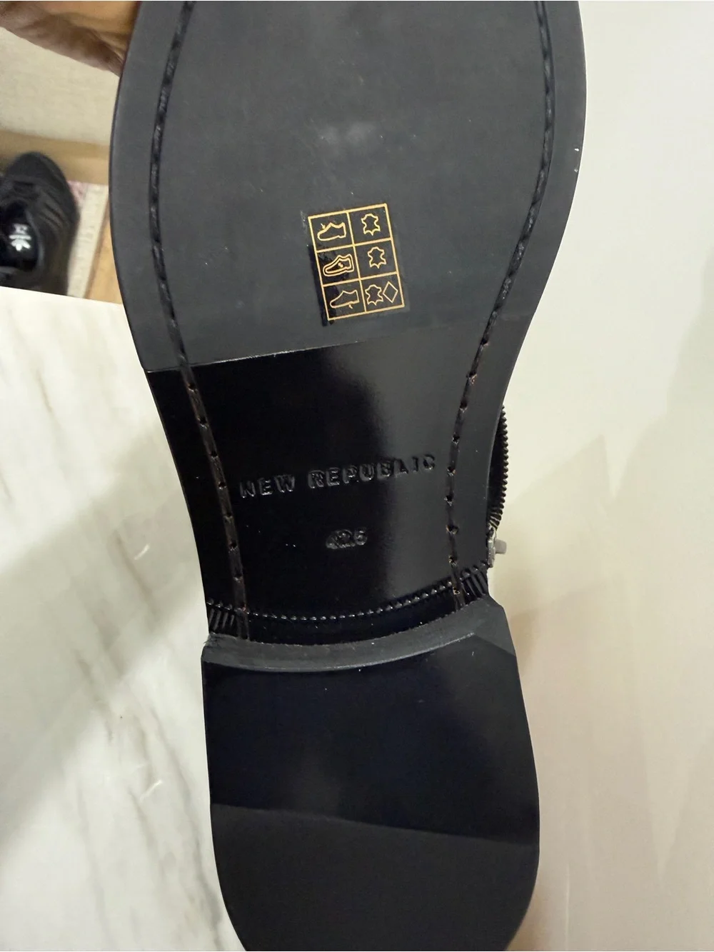 Men's Black Suede Ankle Boots with Buckle Strap